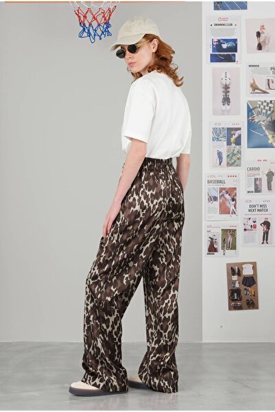 HEQA Leopar Desenli Pantolon