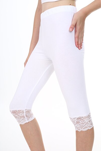 Toontoy Κοριτσίστικο κάπρι με δαντέλα με λεπτομέρειες