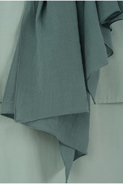 HEQA Pamuk Şal Koyu Çimen