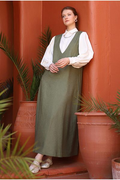 HEQA Gilet de in verde mucegai