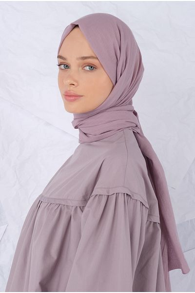 HEQA Şal din bumbac de soc deschis