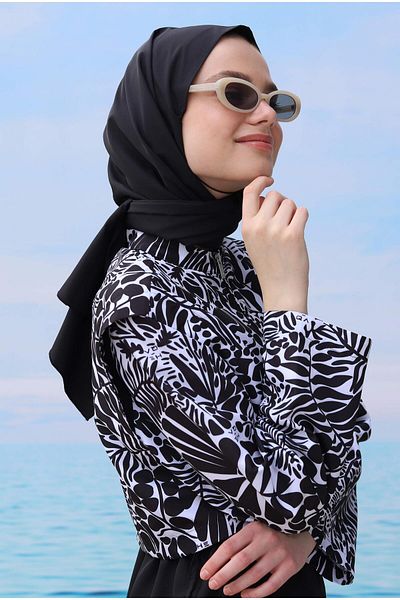 HEQA Şal Tetra negru