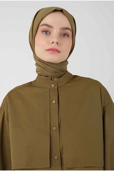 HEQA Soft Shawl Oil Green