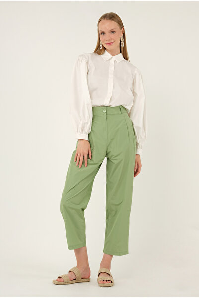 HEQA Штани з кишенями Fleto зелені