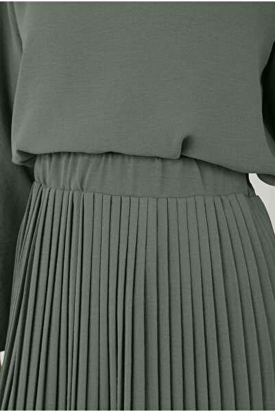 HEQA Piliseli Etek Yeşil