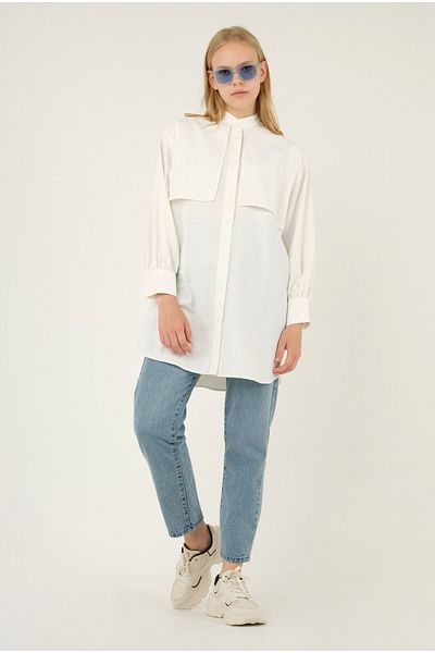 HEQA Cămașă Windbreak Ecru