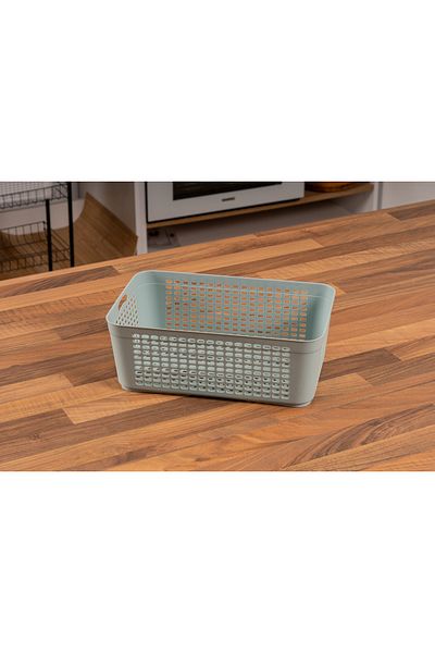 SUPERPUP Kitchen Organizer - Organizer, Fridge Drawer, 4 Pieces Storage Basket