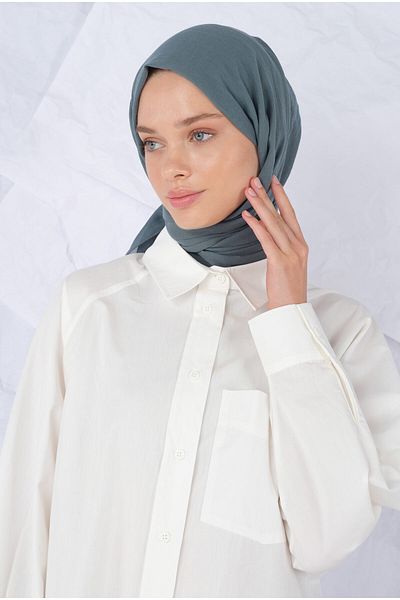 HEQA Şal din bumbac oceanic