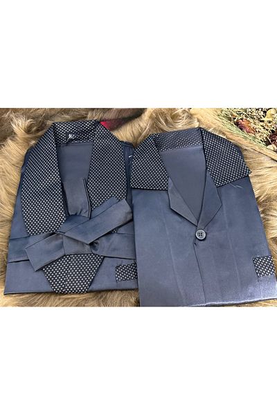 SATTENS Men's Röpteşambır 4-Piece Pajamas Set Groom Suit Dowry Set