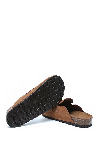 KİFİDİS SOFTSTEP Soft Step Unisex Suede Leather Sabo Cork Slippers 36-46