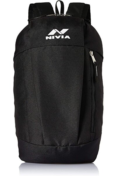 Nivia Pulse Junior Backpack | Black, Water-resistant, Durable, Daily Use, Sports, Travel