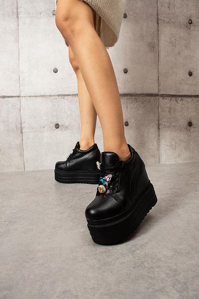 Modanizm White Wedge - Vilveri Stone Sports Shoes