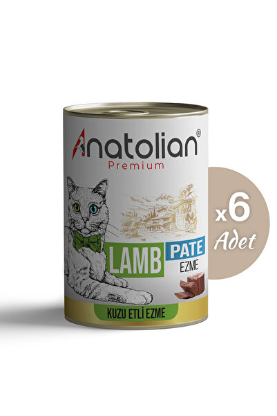 Anatolian premium Adult Lamb Pate Kuzulu Yetişkin Ezme Kedi konservesi 400 gr...