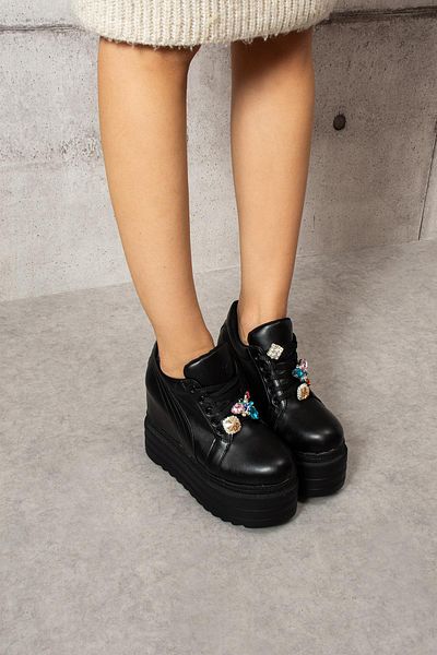 Modanizm White Wedge - Vilveri Stone Sports Shoes