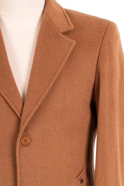 BLU % 100 Kaşmir Slim-fit Palto