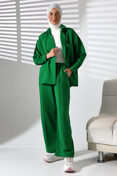MCZ GİYİM Oversize Bottom-Top Women's Set