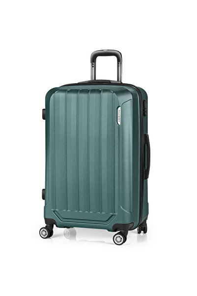 POLO&SKY Spring Model Haki Renk Büyük Boy Valiz Bavul