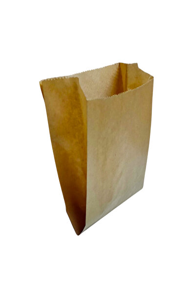 HDF PAZARLAMA 250 Popcorn Paper Bags (12X15X6 Cm, Brown)