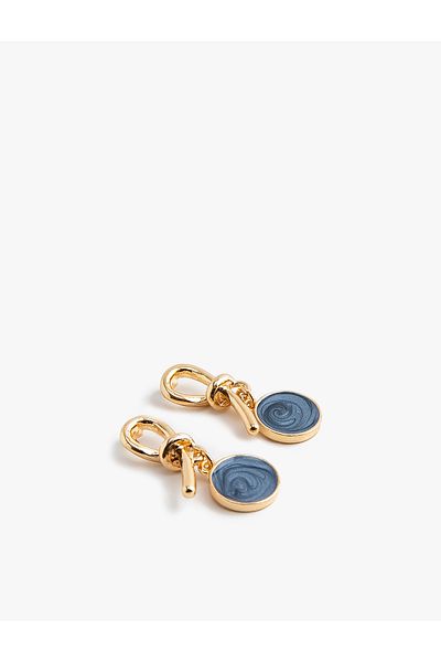 Koton Geometric Knotted Dangle Earrings Shaped