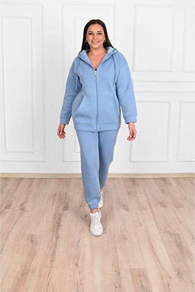 FEEL STYLE Γυναικείο κοστούμι 3 νημάτων υψωμένο διπλό καθημερινής χρήσης κανονικού μεγέθους FS