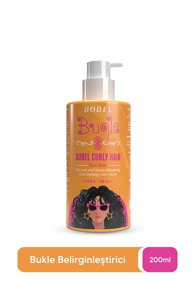 Bobel Buqle-8 Wet Look and Volumizing Curl Defining Vegan Hair Care Cream