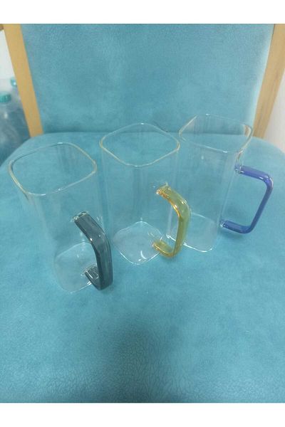 Lavin Gray Glass with Handle - Teremisin Design