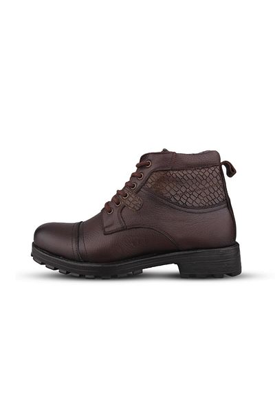 M.P. Men's Lace-Up Brown Casual Boots