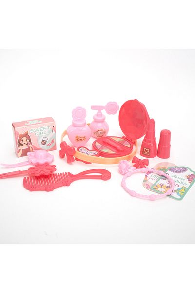 Fab N Funky Dresser Backpack Toy Set for Kids, Pretend Play, 3+, with 21 Accessories Set & Mirror