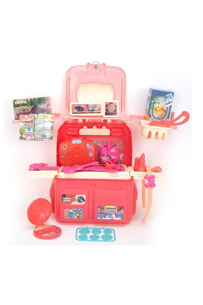 Fab N Funky MTravel Toybag Princess Makeup Kit - 41 Pcs Playset for Kids 3+, Dimensions L14xB39xH37cm