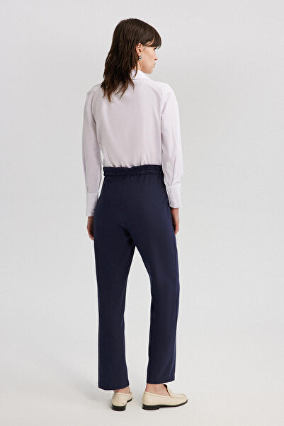 Touché Privé NATURAL TROUSERS WITH ELASTIC BELI