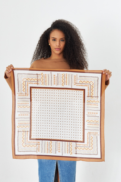 D scarf 70 см памучен шал-бандана