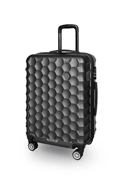 POLO&SKY Petek Model Füme Renk Orta Boy Valiz