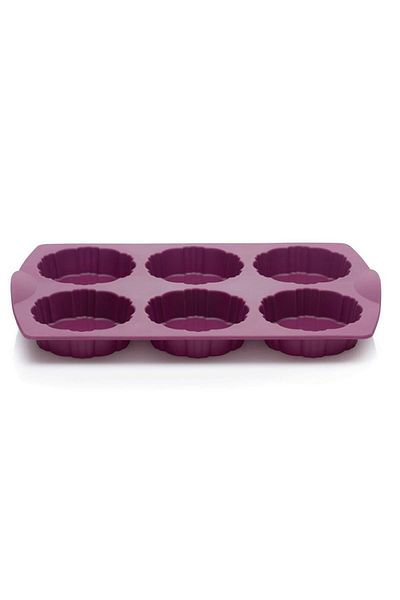 Tupperware Purple Silicone Pie Baking Mold