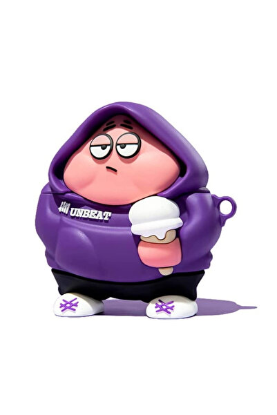 Microsonic Airpods 4.Nesil / ANC Kılıf Cartoon Figürlü Silikon Crtn-Fgr-Ptrck-Str