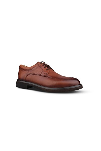 M.P. Men's Lace-Up Tan Classic Shoes