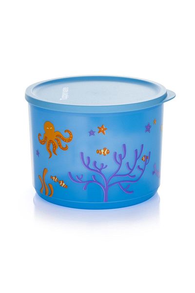 Tupperware Eco Cubic Sea Life Food Storage Container 2.1 Lt