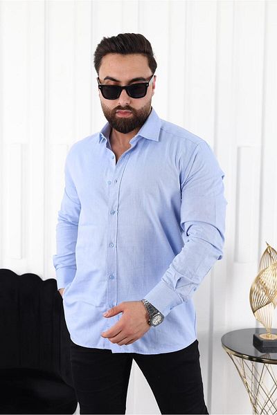 MCZ GİYİM ΚΑΝΟΝΙΚΟ ΑΝΔΡΙΚΟ ΠΟΥΚΑΜΙΣΟ ΑΝΔΡΙΚΟ ΥΦΑΣΜΑ SAMRA