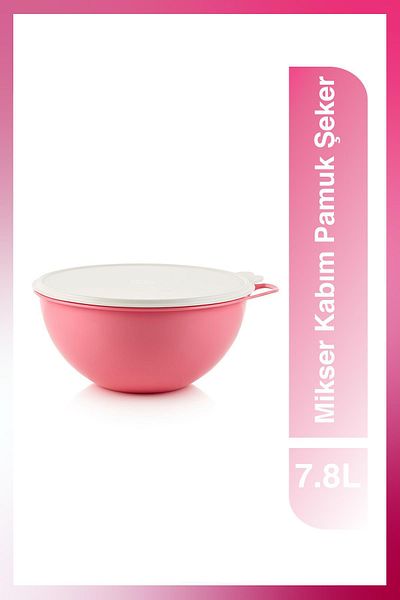 Tupperware 7.8 Lt Capacity Cotton Candy Mixer - Food Preparation and Mixing Container