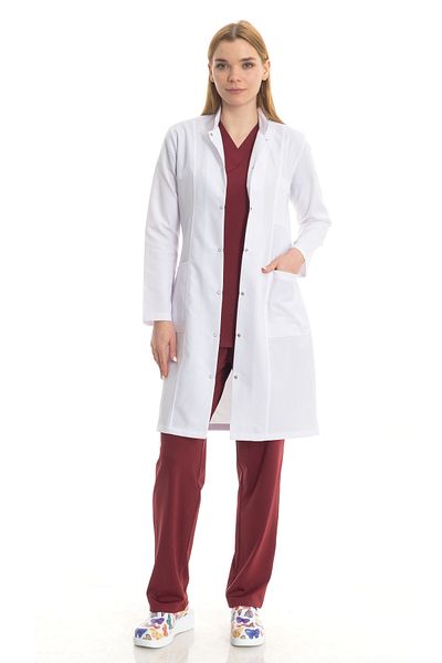 TIPMOD Women's Long Length Judge Collar Doctor Apron