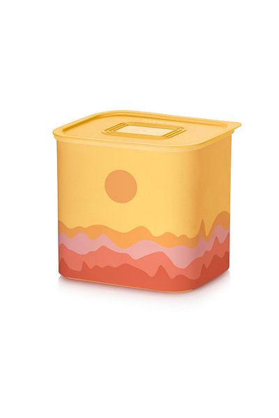 Tupperware Water Series Food Storage Container Sunrise 2.1 Lt