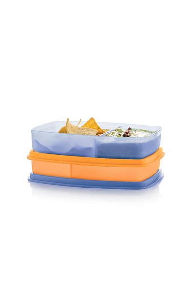 Tupperware 2-Piece Water Bottle and Food Carrying Container with Compartments