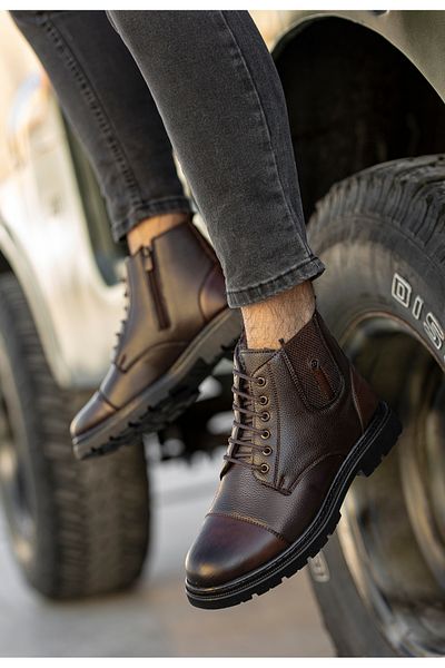 Daxtors Darko Water and Cold Proof Fur Inside Unisex 36-46 Διαθέσιμες Μπότες μεγάλου μεγέθους