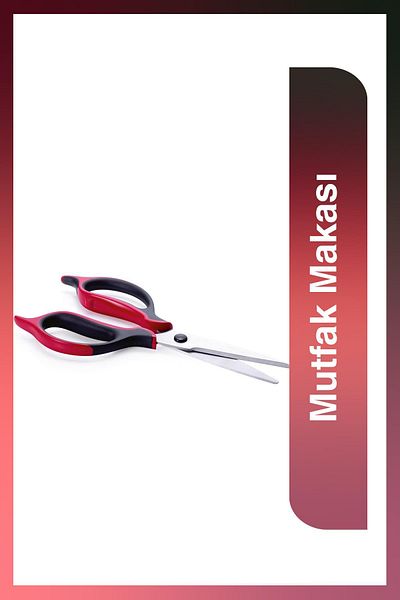 Tupperware Practical Stainless Steel Multipurpose Kitchen Scissors Ergonomic Design