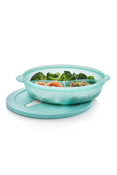 Tupperware 1.4 Liter Blue Airtight Food Carrying Container - Practical Micro Compartment Design