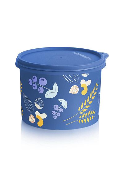 Tupperware 1.1 Lt Ah Color Round Food Storage Container