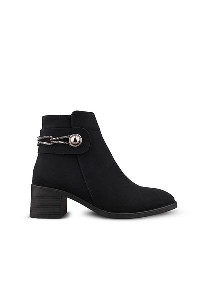 M.P. Women's Slip-On Black Casual Boots