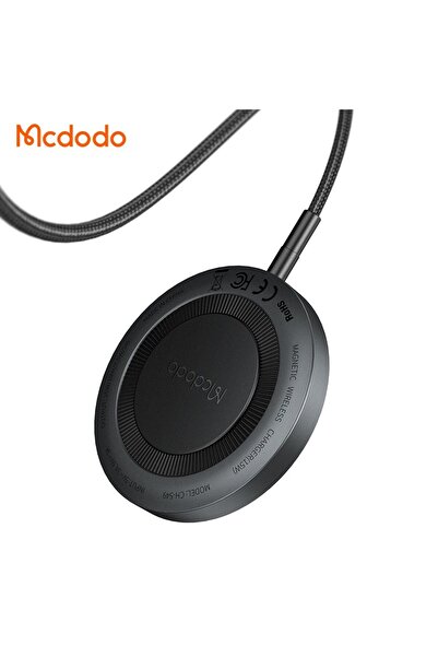 Mcdodo CH-5490 True 15W İphone Kablosuz Şarj Cihazı Siyah