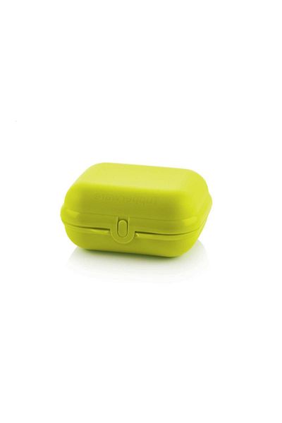 Tupperware Lemon Green Eco Large Carrying Container - 550 ml Practical Design