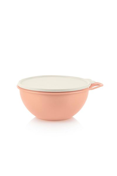 Tupperware 3 Lt Peach Mixer - Food Preparation and Mixing Container