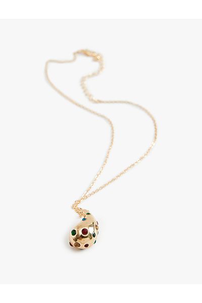 Koton Jewelled Drop Necklace